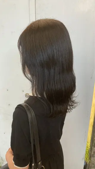 セミロング カラー DEUCE hair /ヒハルのヘアスタイル