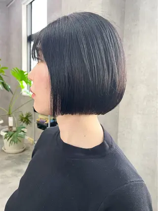 ショート ボブ×縮毛矯正 ryotaのヘアスタイル