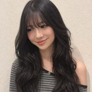 ロング カラー ベージュカラー⌇ レイヤー.𐙚心音のヘアスタイル