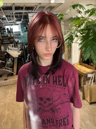 ミディアム デザインカット/新宿 🕊️mao 🌿のヘアスタイル