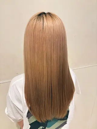 ロング カラー ✨髪質改善カラー✨ 赤味除去カラー／理久のヘアスタイル