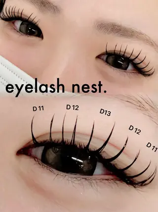 マツエク・マツパ intime内nest.所属・🤍nest. エリ🤍のマツエク・マツパデザイン