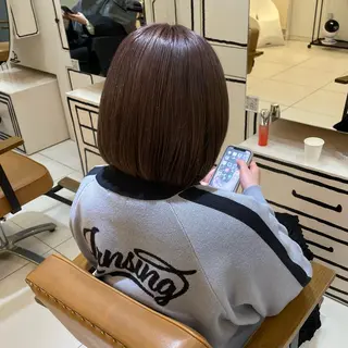 ミディアム 田口 花葉のヘアスタイル