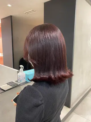 ミディアム 韓国風モテヘア 🇰🇷aki♡のヘアスタイル