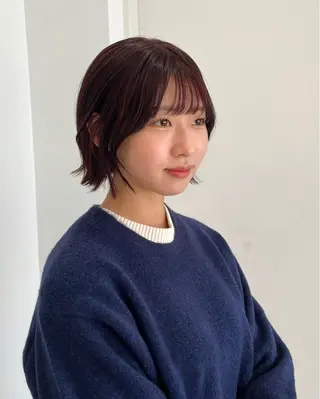 ショート モテヘア/グレージュ /ボブ/前原汐🎐のヘアスタイル