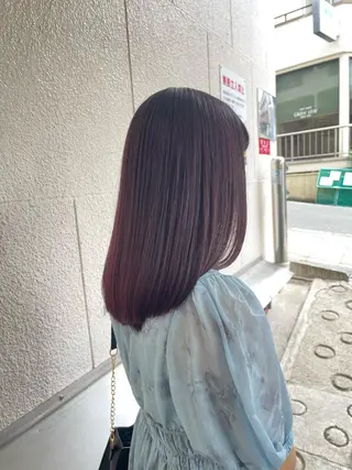 セミロング luce所属・千代 夏輝のヘアスタイル