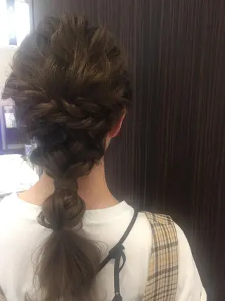 ロング 似合わせ.ﾍｱｾｯﾄ 得意🌹井上美沙のヘアスタイル