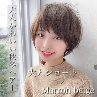 カラー 似合わせ💗骨格矯正 💗透明感カラー💗のヘアスタイル