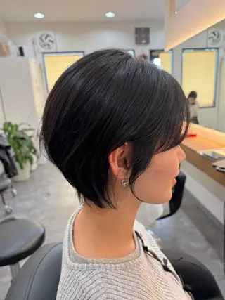 ショート カラー hair terrace M所属・郡山/透明感カラー /馬場アンドレアのヘアスタイル