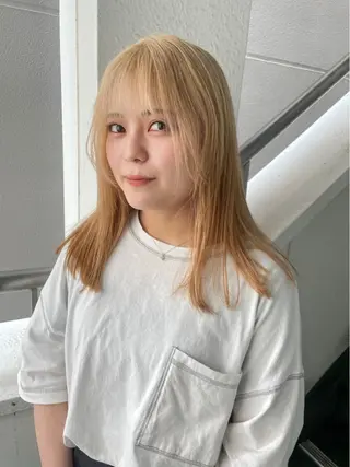 ロング カラー yurika☁️ 似合わせ｜レイヤーのヘアスタイル