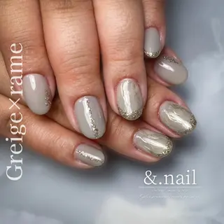 ネイル &.nail/ ニュアンス/持込み可のネイルデザイン