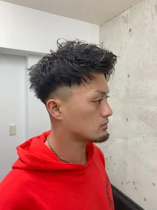 ショート パーマ メンズ クセを最大限に活かす メンズパーマ奈良大祐のヘアスタイル