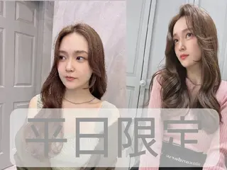 カラー ロング 中村 友莉夏のヘアスタイル