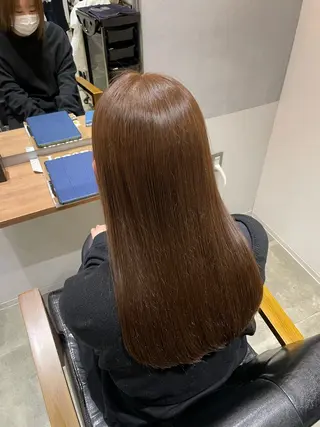 ロング カラー 田村 愛彩のヘアスタイル