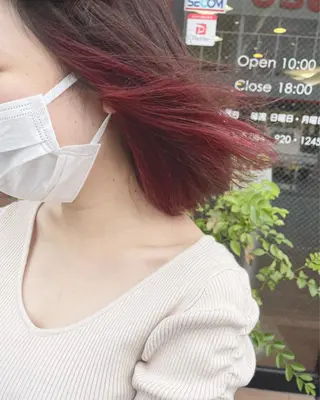 ミディアム カラー Vyuha ビューハのヘアスタイル
