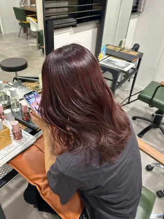 カラー kanae🫧 ｜透明感カラー｜平尾のヘアスタイル