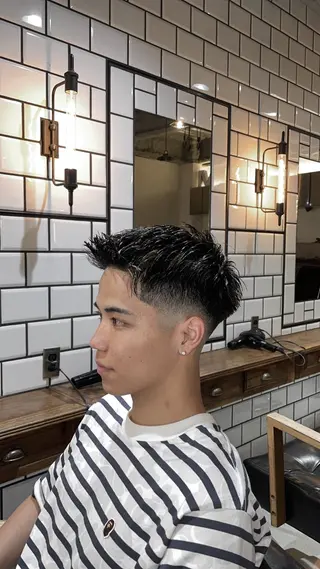 メンズ メンズ特化/フェード 樋口裕馬のヘアスタイル