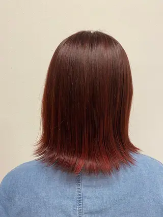 カラー the BRIDGE 加藤みのりのヘアスタイル