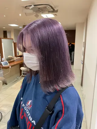 ミディアム カラー ブリーチ指名No.1 Daikiのヘアスタイル