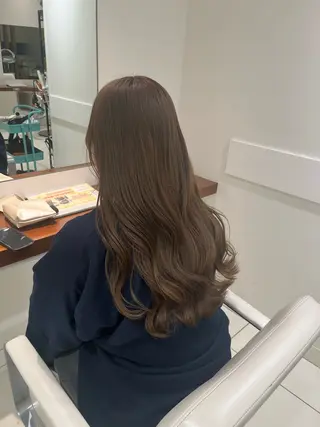 ロング カラー 似合わせ 垢抜け🌟 AKINOのヘアスタイル