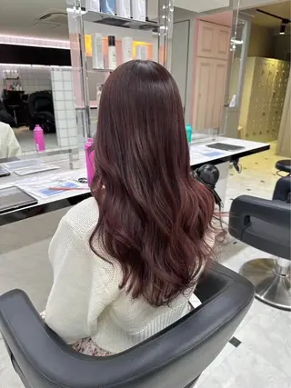 ロング カラー 大人っぽ韓国ヘア 寒色💙yuma💙のヘアスタイル