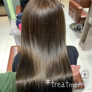 セミロング カラー 韓国×髪質改善💊 似合わせ/武田涼のヘアスタイル