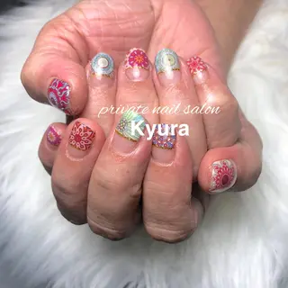 ネイル 大東市ネイルサロン 【KYURA】ｷｭﾗのネイルデザイン