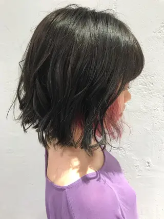 ショート カラー 韓国ヘア🇰🇷/ レイヤーカット✂︎のヘアスタイル