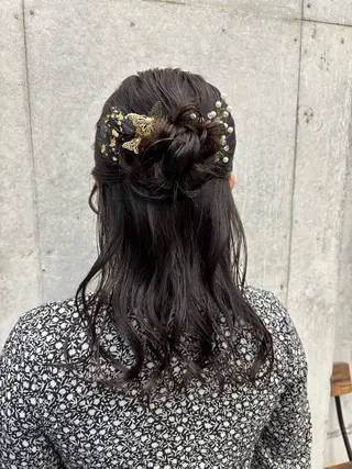 ロング ヘアアレンジ すぐ巻ける縮毛矯正 🍀勝倉　麗のヘアスタイル