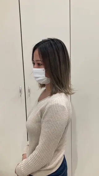 ミディアム メンズスタイリスト 真栄平有希のヘアスタイル