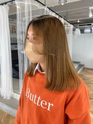 ロング パーマ 🌻名古屋🌻 🫧ハイトーン🫧のヘアスタイル