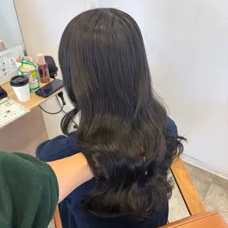 ロング カラー 艶カラー/レイヤー/ 顔周り/アスカ🤎のヘアスタイル