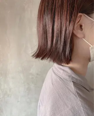 ショート カラー ヘアアレンジ stylist/蛯谷 珠里のヘアスタイル