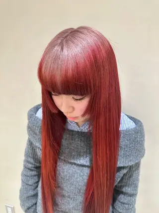 ロング カラー SALOWIN  梅田茶屋町店所属・梅田/ベージュカラー /ブリーチカラーのヘアスタイル