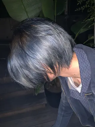 カラー メンズ 國井 廉のヘアスタイル