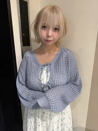 カラー 大阪梅田カラーモデル 募集中🦋sayaのヘアスタイル