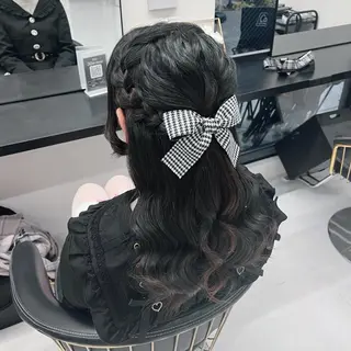 セミロング ヘアアレンジ MILD by 17 秋葉原 ‪♡みづき♡のヘアスタイル