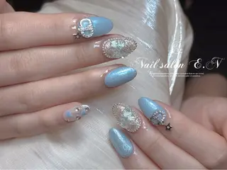 ネイル E.N🦋 長さ出し/持ち込みのネイルデザイン