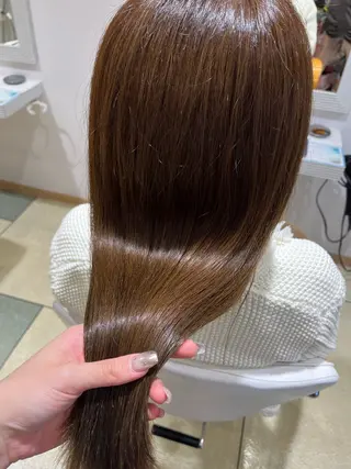 セミロング ボヌールソレイユ所属・☁️彦坂唯有/ 透明感カラー☁️のヘアスタイル