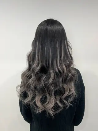 ロング カラー YUDU🍊 germe/ジェルムのヘアスタイル