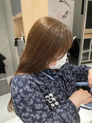 ロング カラー ヘアアレンジ 艶髪/レイヤーカット 🐣misakiのヘアスタイル