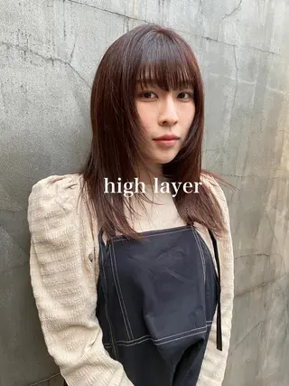 ミディアム カラー ニュアンスデザイン/ SHOUTOのヘアスタイル