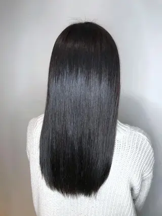 ロング カラー インナーカラー/ ストレート/奥野洸也のヘアスタイル