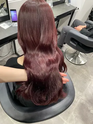 ロング カラー 🎀暖色/ラベンダー /paru🤍のヘアスタイル