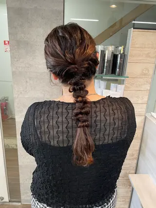 ヘアアレンジ yukiho / 梅田美容室/レイヤーのヘアスタイル