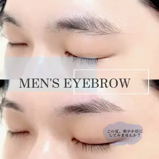 メンズ アイブロウ Eyelash Salon Blanc～まつげエクステと眉の専門美容室～名古屋パルコ店所属・名古屋PARCO 成澤遥香の眉毛・アイブロウイメージ