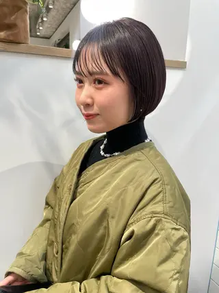 ショート aco/名古屋.栄 ボブ/透明感カラーのヘアスタイル