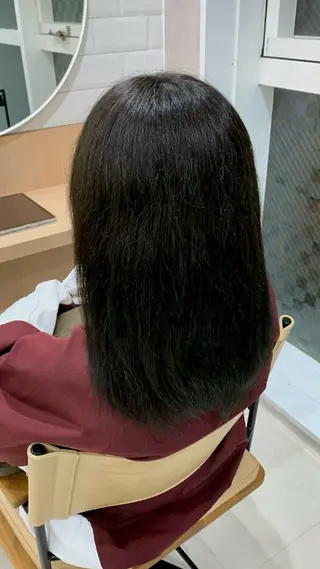セミロング カラー 田中 怜菜のヘアスタイル