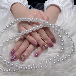 ネイル 💎CC・NaNa 韓国風ネイル🌙Cのネイルデザイン