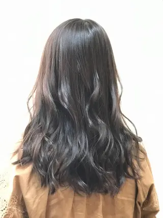ロング カラー ヘアアレンジ 渋谷宮益坂 omoのヘアスタイル
